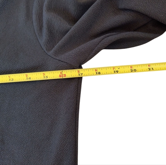 Maurice's 3/4 Sleeve Black Open Front Blazer / Cardigan Size M - Picture 4 of 8